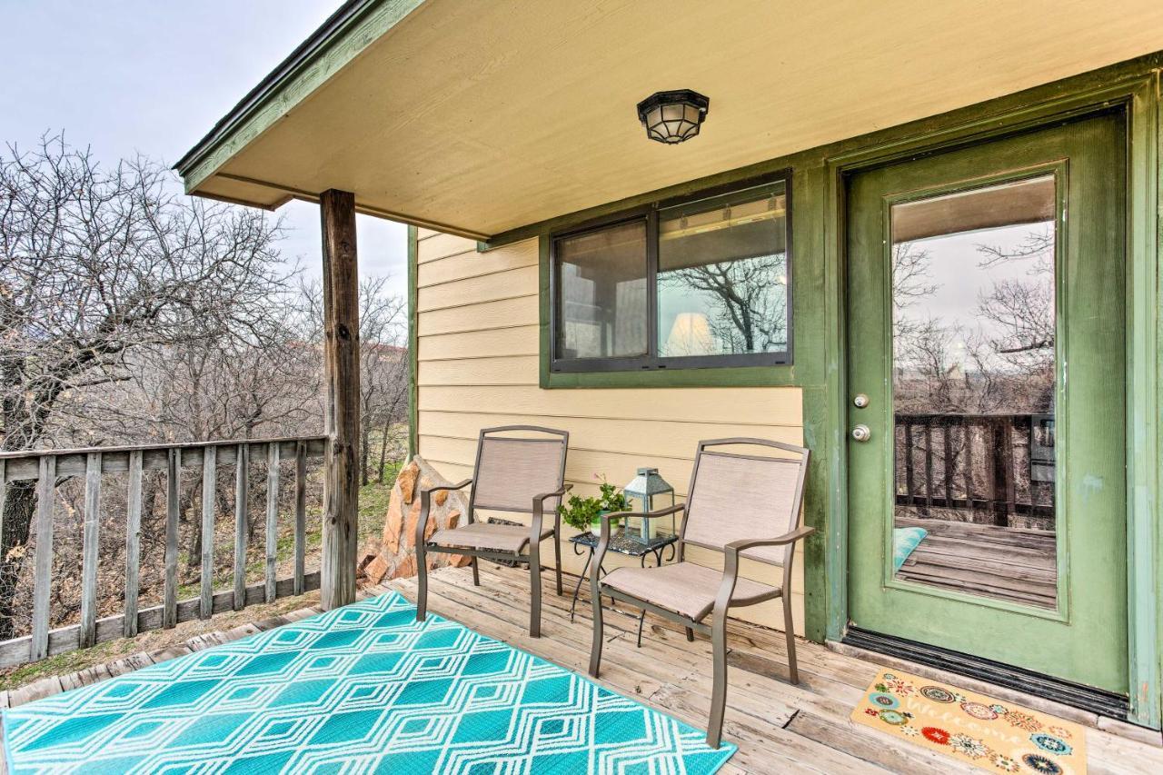 Medicine Park Cabin Rental With Mountain View Exterior foto