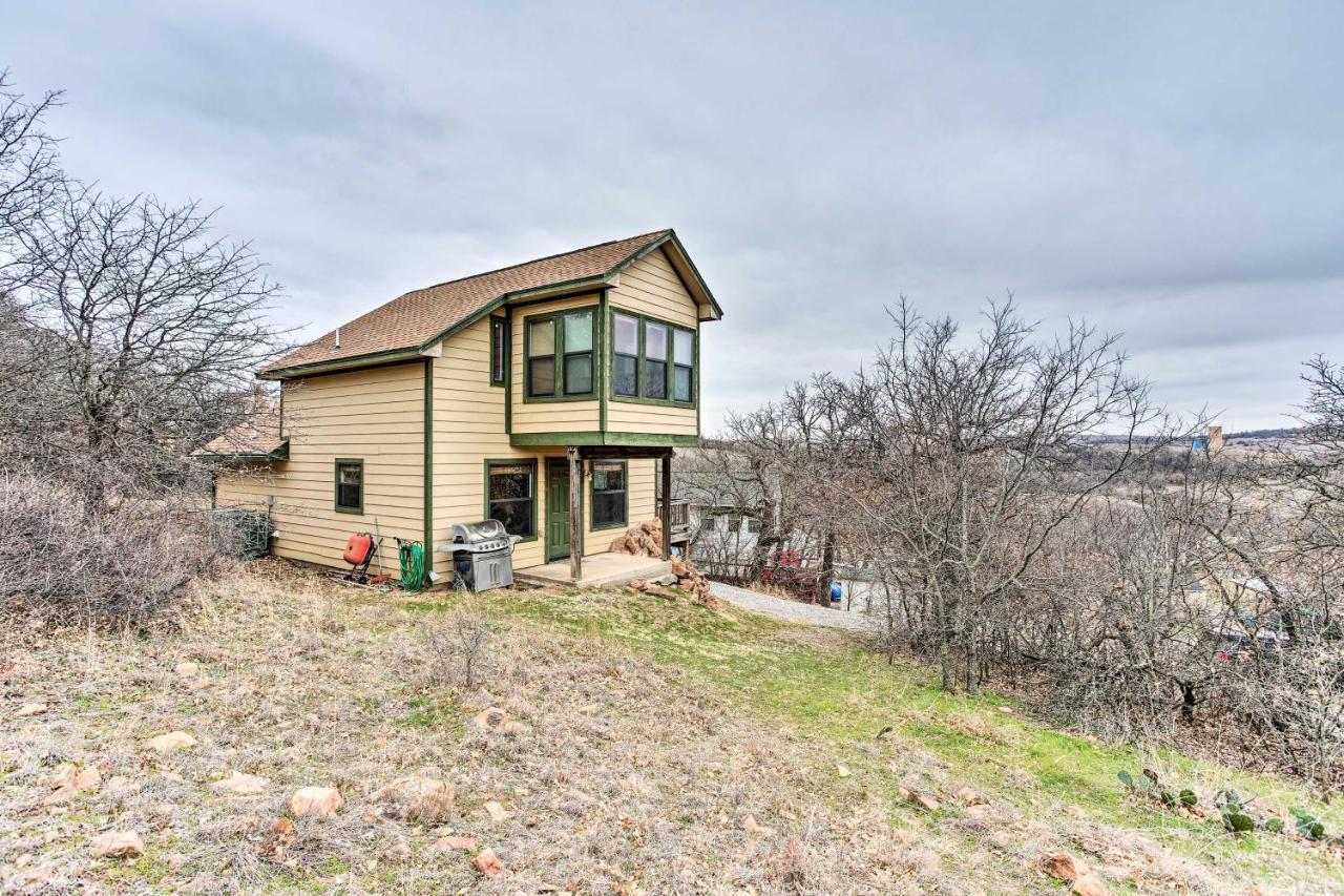 Medicine Park Cabin Rental With Mountain View Exterior foto