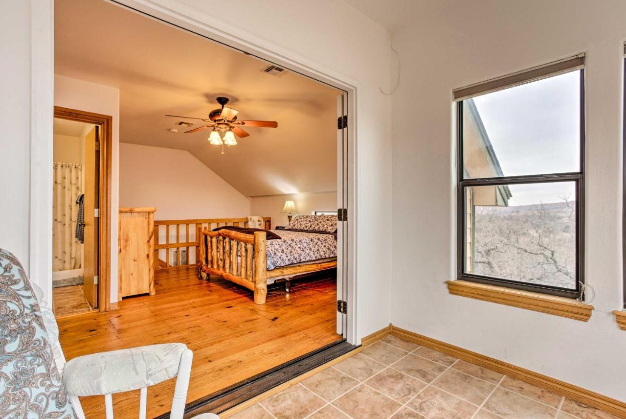 Medicine Park Cabin Rental With Mountain View Exterior foto